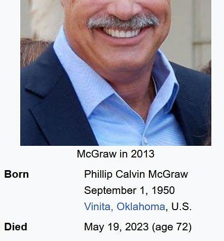 did dr phil pass away|Phil McGraw Death Fact Check, Birthday & Age .